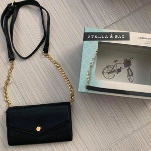 NEW Leather Crossbody smart phone wallet